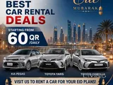 EID MUBARAK !! BEST CAR RENTAL DEALS !! CALL US : 77303040 / 44410259
